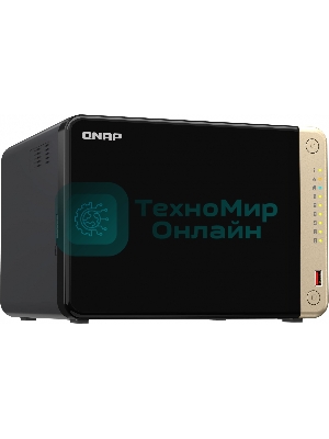 Сетевое хранилище NAS Qnap Original TS-664-8G 6-bay настольный Celeron N5095
