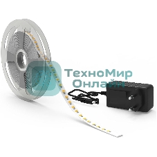 Лента светодиодная Basic в комплекте Gauss 12V 14,4W/m 1400lm/m 3000K IP20 LED 5m 1/50