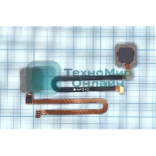 Шлейф со сканером отпечатка пальца для Xiaomi Mi 5S Plus черный