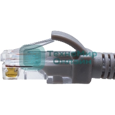 Патч-корд Suprlan 10-0143 UTP RJ-45 вил.-вилка RJ-45 cat.5e 2м серый LSZH 24AWG