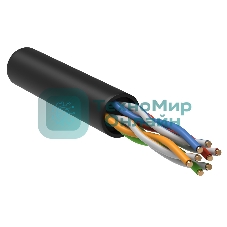 Кабель информационный ITK GENERICA BC3-C5E04-139-305-G кат.5е U/UTP не экранированный 4X2X24AWG LDPE внешний 305м черный