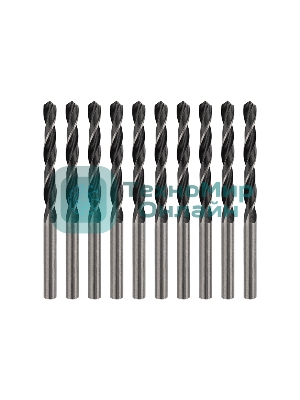 Сверло по металлу Kranz 5,5х93х57 мм HSS (10 шт. в упаковке) DIN 338