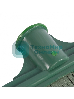 Метла полипропиленовая Сибртех, 270х260 мм, плоская распушенная, без черенка