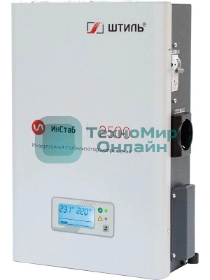 Стабилизатор напряжения Штиль ИнСтаб IS2000RT 1500Вт 2000ВА белый