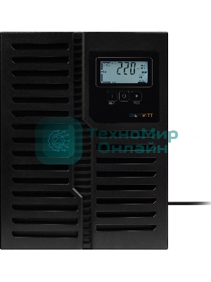 Источник бесперебойного питания SMARTWATT Онлайн, 2000/1800 ВА/Вт, напольный, LCD дисплей, Shuko CEE7/4 - 2 шт.