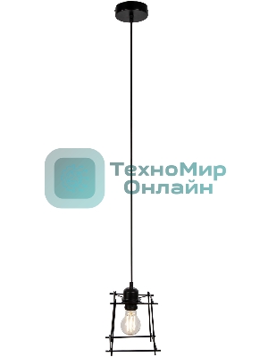 Светильник потолочный Hiper Подвес 1хЕ27х60Вт черный H046-0