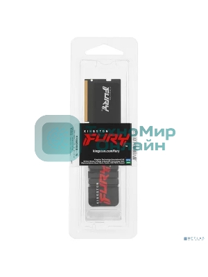 Оперативная память Kingston Fury Impact, DDR5, 16GB (1x16 GB), 5600 MHz, CL40, SO-DIMM