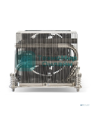 Кулер для процессора ExeGate ESNK-P0048AP4.PWM.2U.2011.Cu серебристый, 60 мм, алюминий/медь, 6800 об/мин, 52 дБ, 4 pin, 135 Вт, 64.5 мм