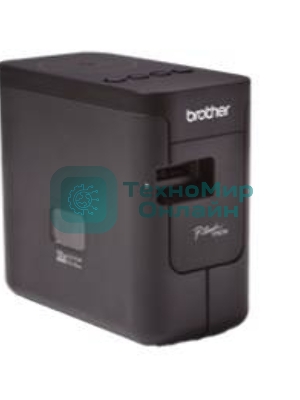 Принтер для наклеек Brother P-Touch PT-P750W (ленты TZe, HSe 3,5/6/9/12/18/24 мм, 30 мм/с, 180х360т/д, автообрез. с полуобрезкой, печать ШК, USB2.0, WiFi, NFC, Wi-Fi Direct, БП, USB-кабель, ПО, лента 24мм/4м, замена PT-2430PC)