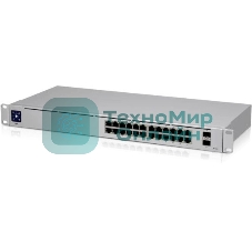 Коммутатор 24PORT 1000M 2SFP USW-24 UBIQUITI