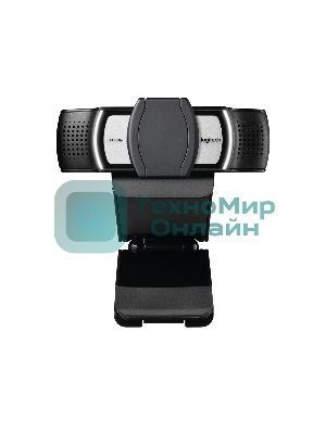 Веб-камера Logitech C930s Pro HD 1920x1080, 30 кадр/с, USB Type-A, микрофон (2 шт, шумоподавление), шторка приватности, автоматическая фокусировка, автоосвещение, универсальное крепление