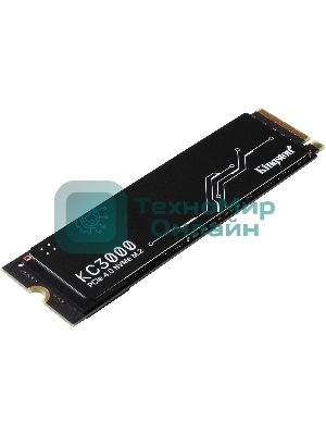 Накопитель SSD Kingston KC3000, 4Tb, PCIe 4.0 x4, M.2 2280, NVMe, R/W 7000/7000, с радиатором