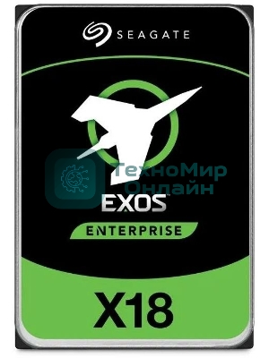 Жесткий диск Seagate HDD Server Exos X18 HDD 512E/4KN (3.5'/16Tb/SAS 12Gb/s/7200rpm)