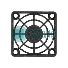 Решетка для вентилятора 40x40 ExeGate EG-040PSB (40x40 мм, пластиковая, квадратная, черная)
