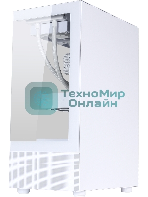 Компьютерный корпус AeroCool/Formula Crystal Z1 белый без БП ATX 2xUSB 2.0 1xUSB 3.0 audio bott PSU