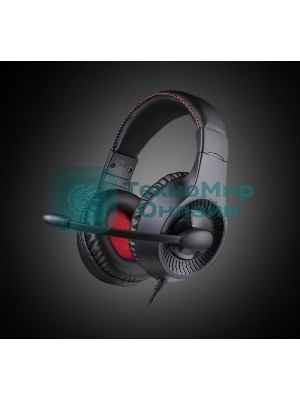 Гарнитура Redragon Pelias чёрный, проводная, 2 x mini jack 3.5 мм, подсветка