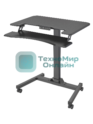 Стол для ноутбука Cactus VM-FDE103 столешница МДФ черный 91.5x56x123см (CS-FDE103BBK)