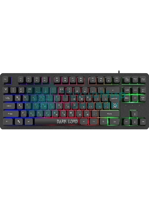 Клавиатура проводная Defender Dark Lord GK-580, USB, черный