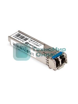Трансивер SFP EXT-1G-SM1310-LC2-20KM (1000Base-LX для одномодового оптического кабеля, 1,25 Гбит/с, Tx:1310/Rx:1310 нм, до 20 км, разъем Duplex LC)