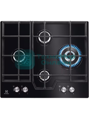Газовая варочная панель Electrolux KGG6456K черный