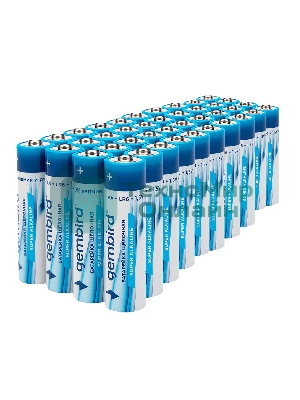 Батарейки щелочные/алкалиновые Gembird GB-LR6-40B, тип AA, 40шт, коробка