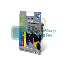 Картридж струйный Cactus CS-C6578D №78 голубой/пурпурный/желтый (19мл) для HP DJ 900/1220C/PS P000/P1100