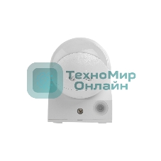 Детектор движения ДД 010 1100Вт угол. обз. 180град. IP44 бел. IEK LDD10-010-1100-001