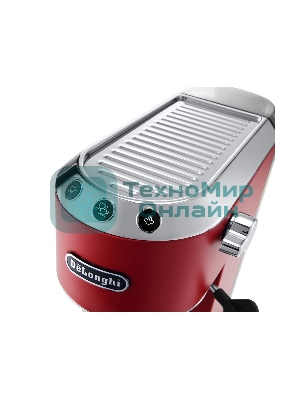 Кофеварка эспрессо DeLonghi EC685.R красный, исп. кофе - молотый/чалды, 1.1 л, 1350 Вт, 15 бар