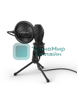 Микрофон проводной Hama Stream 400 Plus 2м черный