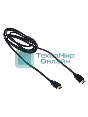 Кабель аудио-видео Buro HDMI (m)/HDMI (m) 1.8м. феррит.кольца позолоченные контакты черный