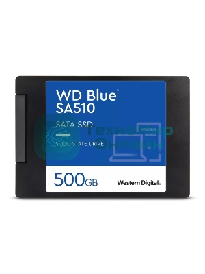 Накопитель SSD WD Blue SA510 WDS500G3B0A, 500GB, SATA III, 2.5