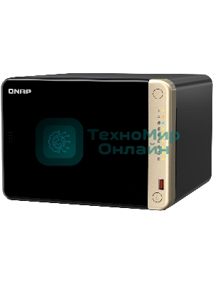 Сетевое хранилище NAS Qnap Original TS-664-8G 6-bay настольный Celeron N5095
