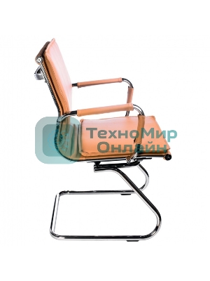 Кресло Бюрократ CH-993-Low-V/Camel светло-коричневый, экокожа, 120 кг, механизм качания, низкая спинка