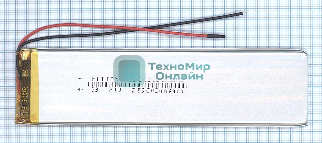 Портативный аккумулятор Li-Pol (батарея) 3*38*135мм 2pin 3.7V/2500mAh
