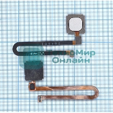 Шлейф со сканером отпечатка пальца для Xiaomi Mi 5S Plus белый
