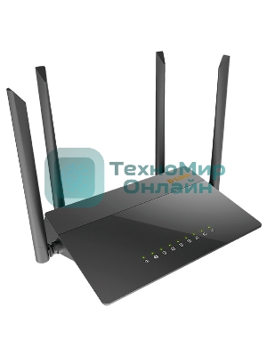 Маршрутизатор DIR-841/GF,DIR-841/GFRU AC1200 Wi-Fi Router, 1000Base-X SFP WAN, 4x100Base-TX LAN, 4x5dBi external antennas