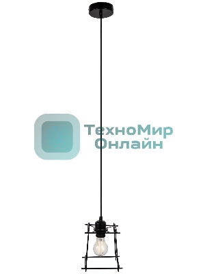 Светильник потолочный Hiper Подвес 1хЕ27х60Вт черный H046-0