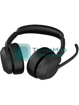 Гарнитура Jabra Evolve2 55 чёрный, беспроводная, Bluetooth, до 16 ч