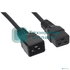 Шнур сетевой Rexant IEC 320 C19 – IEC 320 C20 3x1,5мм², длина 1,8м