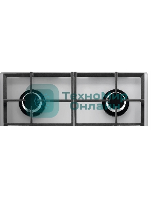 Газовая варочная поверхность ELECTROLUX KGG64362S газ на стекле, 2 чугунных держателя, газконтроль варочной поверхности, интегрированный автоподжиг варочной поверхности, конфорки: Конфорка ускоренного нагрева, средней мощности, Конфорка ускоренного нагрева, средней мощности, WOK конфорка, Конфорка ускоренного нагрева, стандартной мощности,