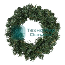 Еловый венок Neon-night Ø 30 см, ПВХ