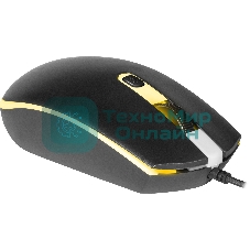 Мышь проводная Defender Dot MB-986 черный, 1600 dpi, USB, кнопки - 4