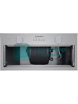 Вытяжка встраиваемая Maunfeld Trapeze 602M нержавеющая сталь, 60 см, 1150 куб. м/ч, 54 дБ