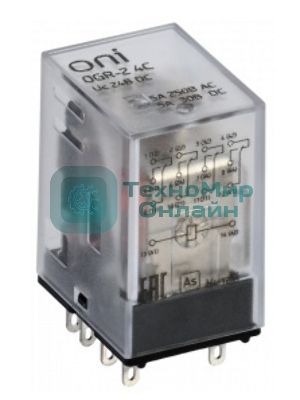 Реле общего назначения OGR-2 4C 24В DC ONI OGR-2-4C-DC24V