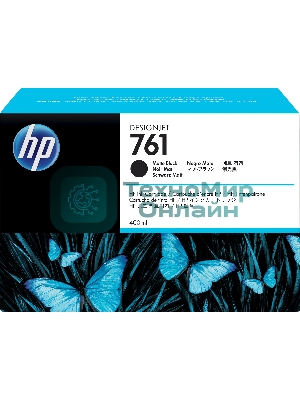Картридж струйный HP №761 CM991A черный матовый для HP DJ T7100 (400мл)