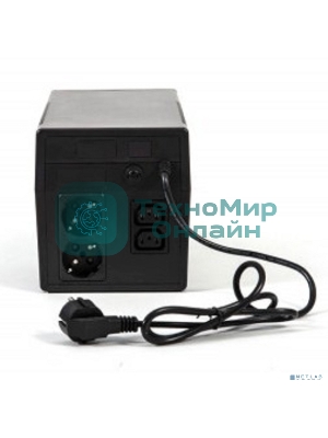 Источник бесперебойного питания RAPAN-UPS 1000 220В 1000ВА/600Вт меандр с АКБ 2х7А·ч интерактивный RAPAN-UPS 1000 power supply 220V 1000VA/600W meander with battery 2x7Ah interactive