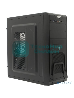 Компьютерный корпус Miditower ExeGate EX283216RUS CP-603UB-CP400 (ATX, БП CP400 с вент. 8см, 2*USB+2*USB 3.0, аудио, блокировка, черный)