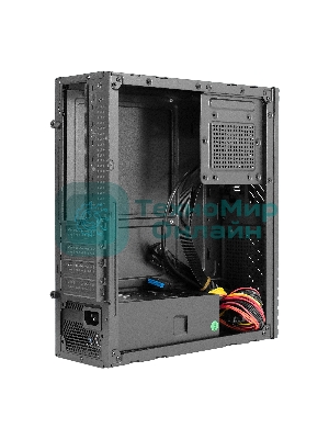 Компьютерный корпус Desktop ExeGate MI-302U-350 (mATX/mini-ITX, TPS350 8см, 1хUSB+1хUSB 3.0, HD аудио, черный)
