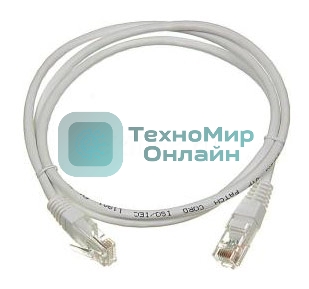 Патч-корд LANMASTER FTP TWT-45-45-2.0/S-GY_10PC вилка RJ-45-вилка RJ-45 кат.5е 2м серый ПВХ (уп.:1шт)