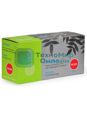 Картридж лазерный Cactus CS-TK560C голубой (10000 стр.) для Kyocera FS-C5300DN